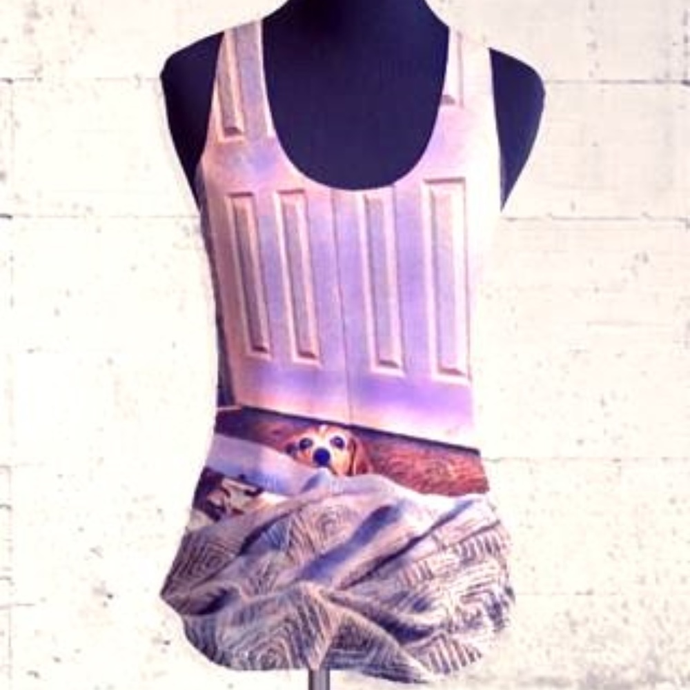 Dyanamic Influence Beagle, Racerback Top, Back